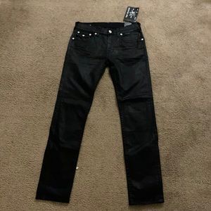 Authentic true religion coated rocco jeans